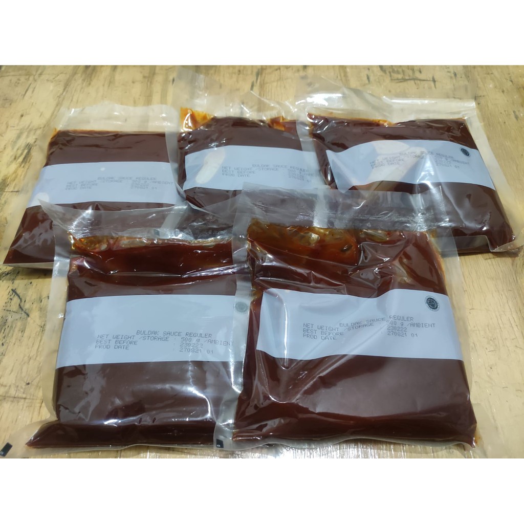 

Korean Buldak Sauce Reguler Halal 500 Gram / Saus Ayam Pedas Korea / Saus Samyang / Saus Buldak