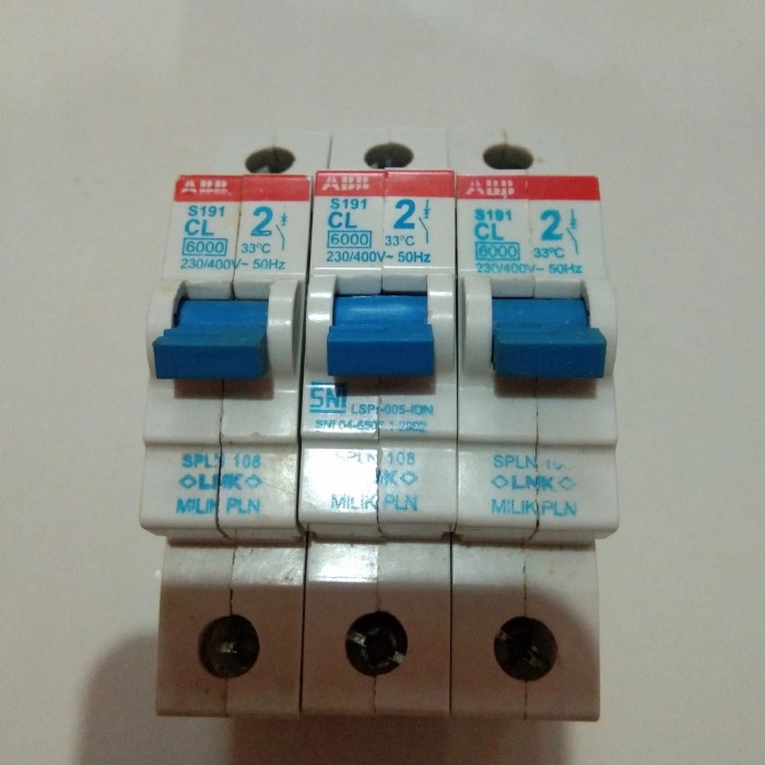 Mcb Abb 2A Modifikasi Tipe S191 Anti Jeglek