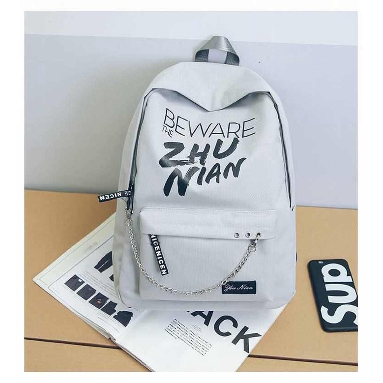 Tas Ransel Kanvas Tas Sekolah Trendi Gaya Korea