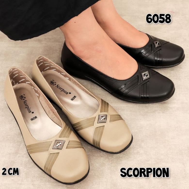 Best Quality Scorpion Sepatu Kerja Wanita  6058(special price diskon 5%-10%min order 6pc) laris