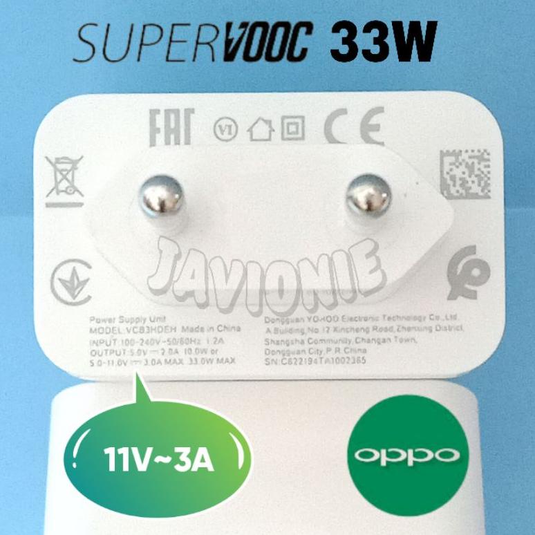 Limited - Charger Casan OPPO Super VOOC 33W Reno 7 7z 8 8z 8T A38 A57 A58 A74 A76 A77s A78 A95 A96 4G 5G Cas Original TYPE C 33 Watt ,,