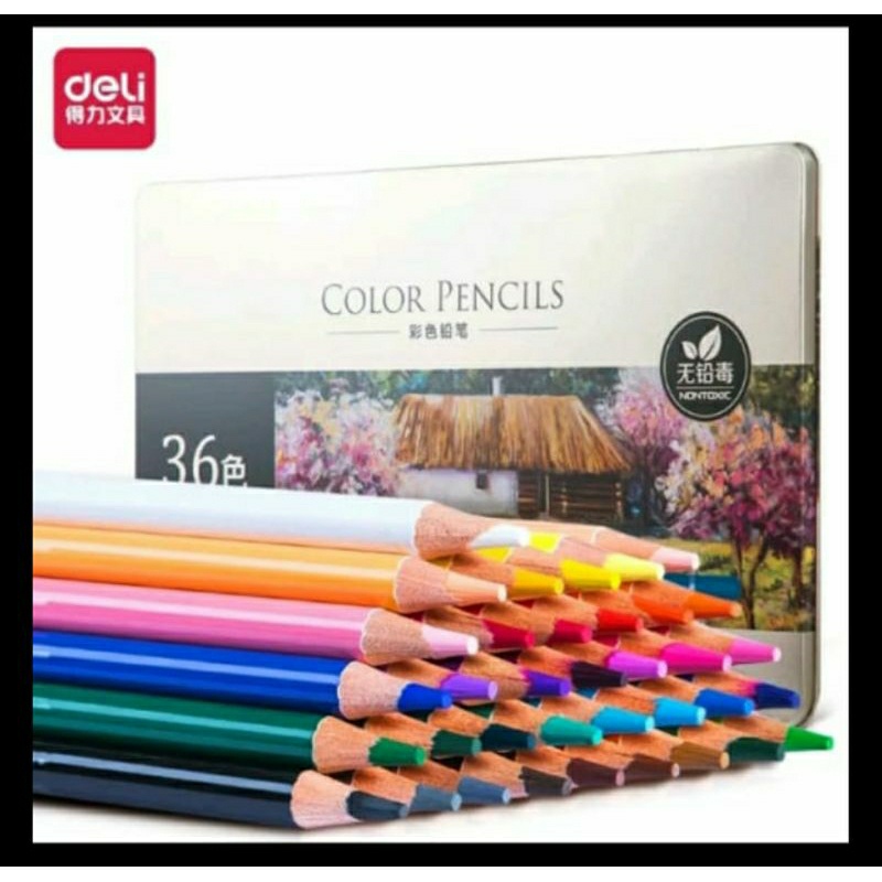 

Deli High-Grade Oil Cil Color Cil Warna Nyak 36 Warna / 6566