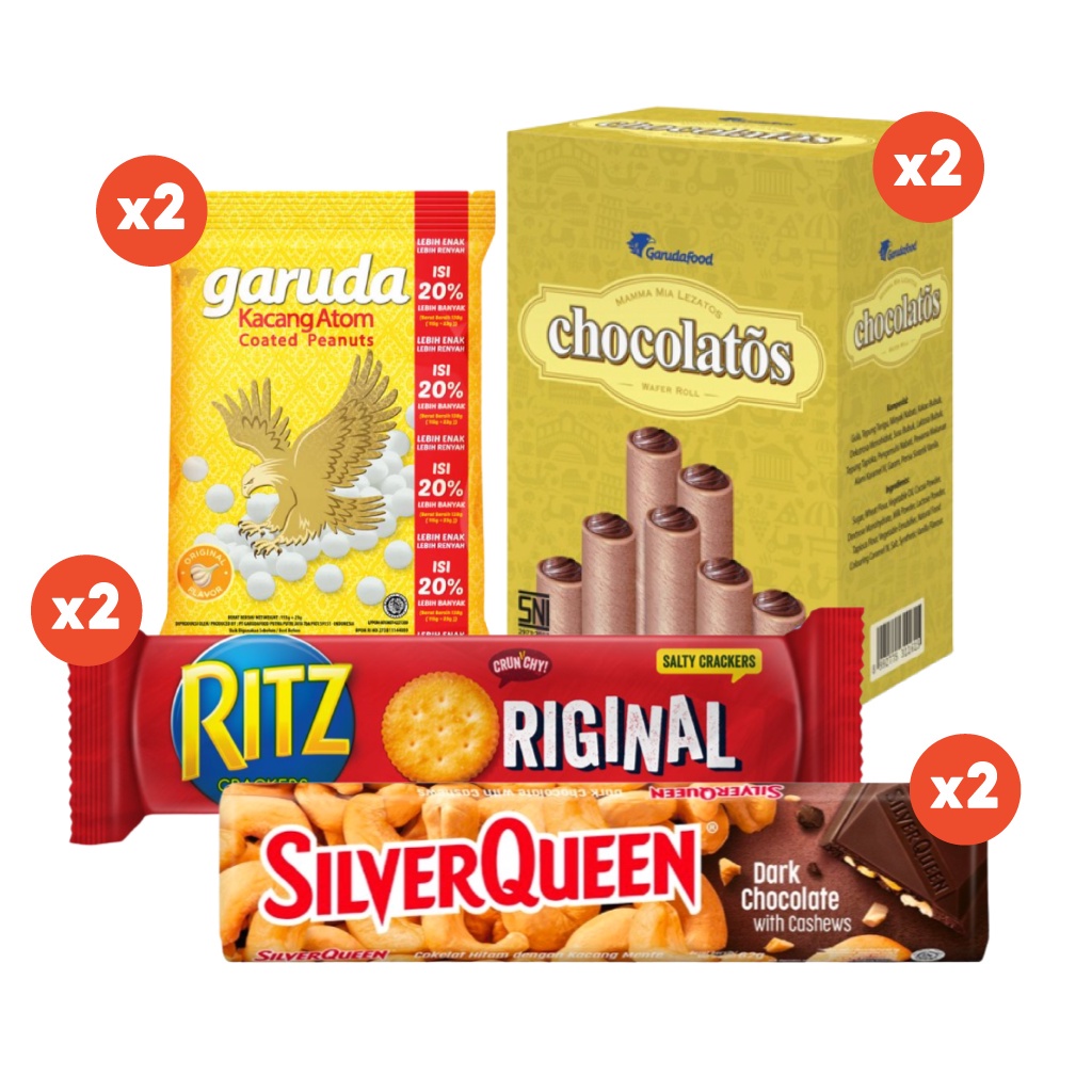 

[Nonton Langsung Jkt48] Chocolatos Wafer Sti (2X) + Ritz Biskuit Keju (2X) + Garuda Atom (2X) +