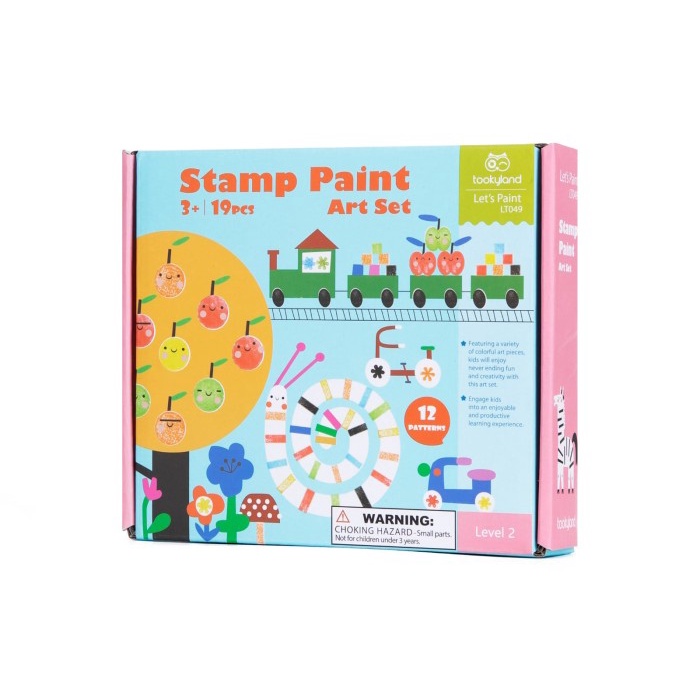 

Tookyland Stamp Painting Art craft set mainan anak stempel