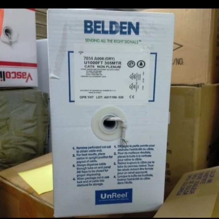 Kabel Belden Utp Cat6 / Belden Lan Utp Cat6E