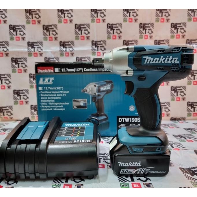 ```````] Mesin Cordless Impact Wrench Makita DTW190 DTW190