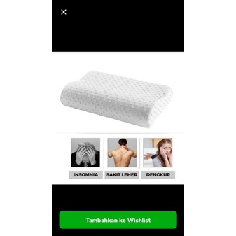 Bantal Memory Foam Leher Dan Kepala Kesehatan Ortopedi-Bantal Tidur Kesehatan Leher Dengkur Memory