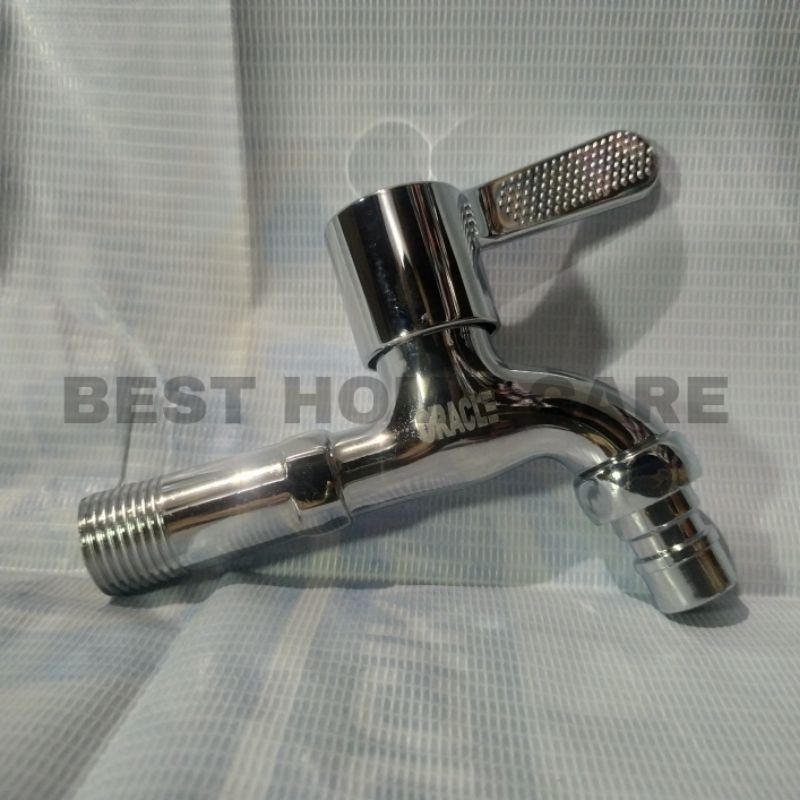 Kran Tembok Oracle Stainless / Keran Tembok / Kran Air Stainless / Kran Oracle Tembok 1/2"