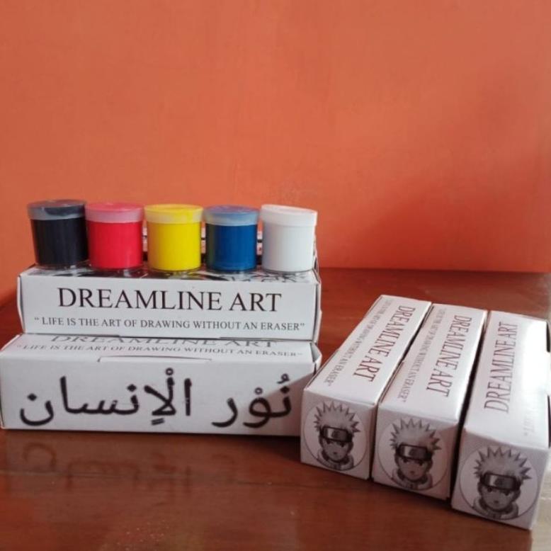 

New - Tote Bag Lukis Paket Lengkap / Tote bag 30x40cm, cat lukis merk dreamlineart, kuas, palet ,,