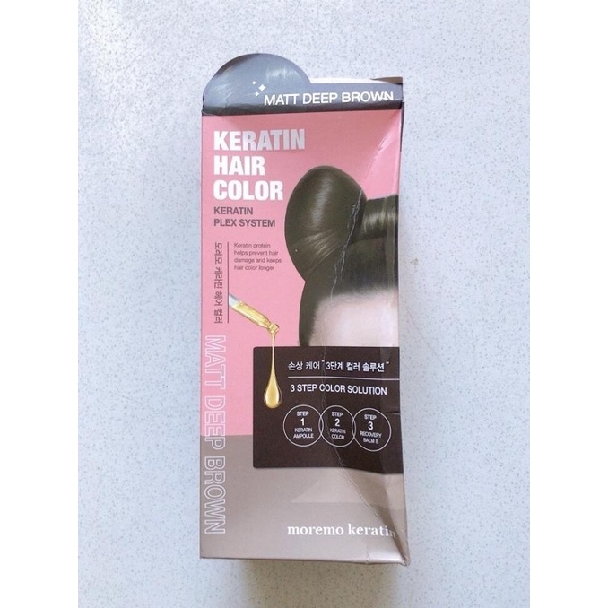 MOREMO KERATIN HAIR COLOR MATT DEEP BROWN ATINPUTRISTORE