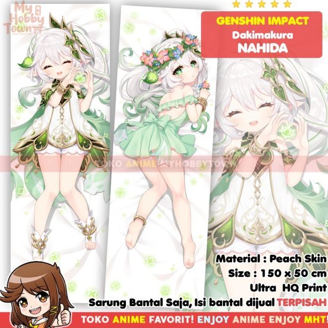 MILIKI SARUNG BANTAL ANIME DAKIMAKURA GENSHIN IMPACT : NAHIDA LESSER BIMAIRWAN90