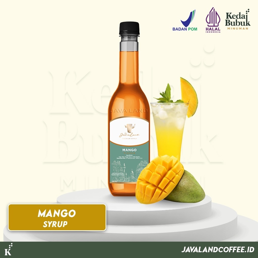 

Sirup / Syrup Javaland Mango/Mangga 620Ml Sirup Campuran Numan , Sirup Cafe M