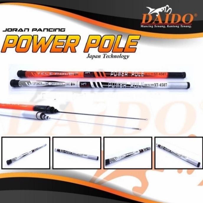Joran Tegek Daido Power Pole XT Telepole tele ruas 100 cm 5M 6M 7M 8M