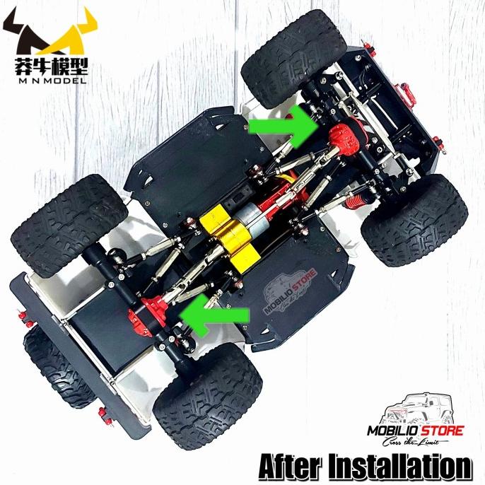 Upgrade Part Gardan Axle Shaft Full Metal Set Remote Control RC MN D90