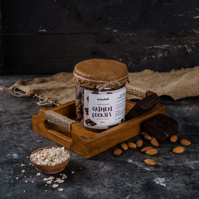 

Oatmeal Cookies - Dark Choco Almond (225 Gr) - Luybite