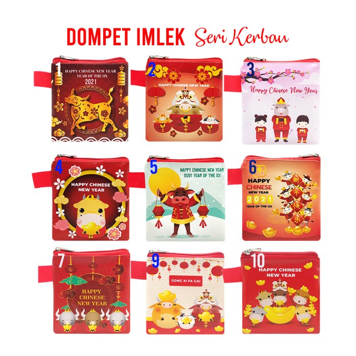 

paling diminati] Angpao Imlek Kerbau Tahun Baru Cina Sincia Hongpao Dompet Angpao Sapi