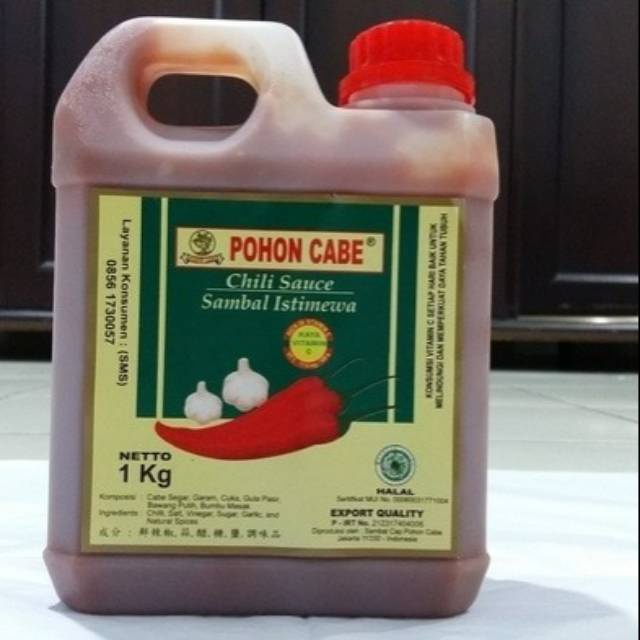 

Saos Sambal Pohon Cabe 1 Kg