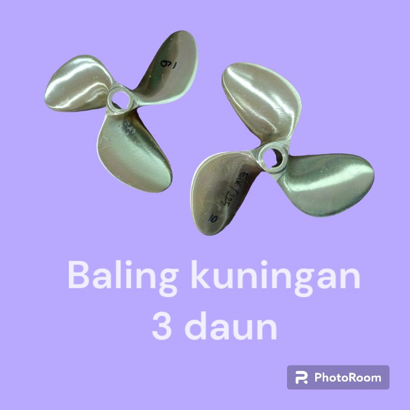 Baling kipas kuningan kapal 3 daun D8 D9 D10