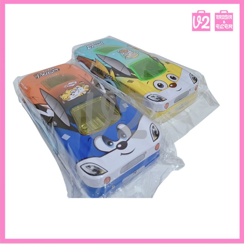 

V2_Pensil Case Mobil Besar B-233-2 | Kotak Pensil XiaoLingJing Premium Besar