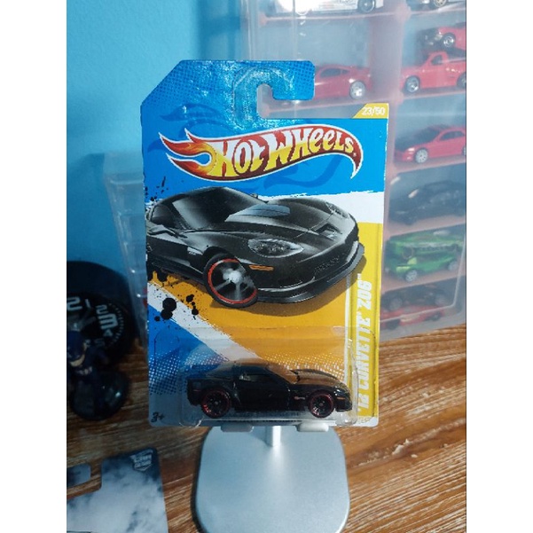 Hotwheels 12' Corvette Z06 Hitam Hw Premiere Old Card