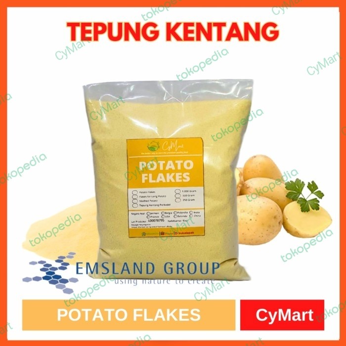 

Murah!! Tepung Kentang / Potato Flakes Emsland Jerman / Instan 1000gr