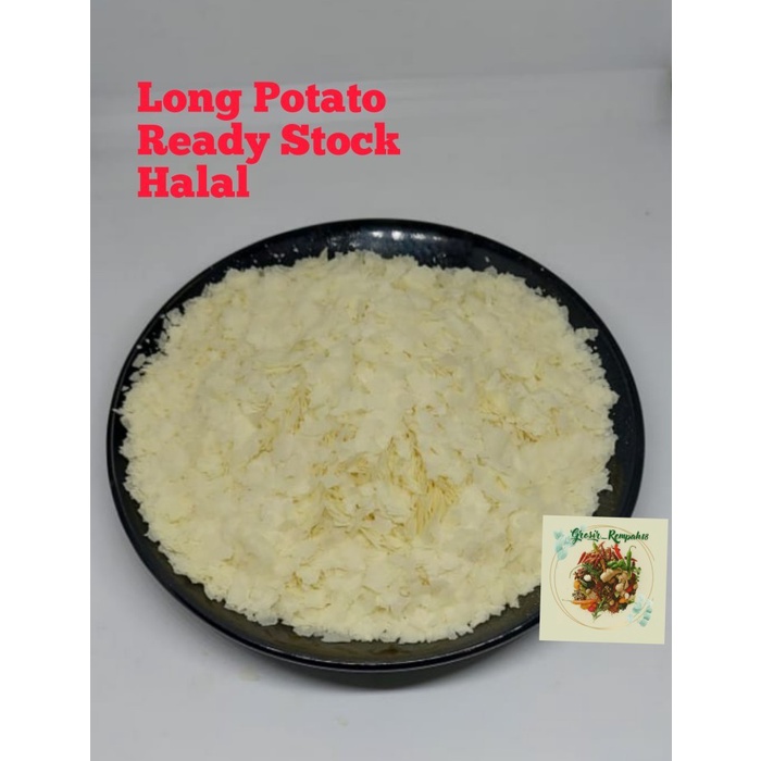 

Harga!! Potato Long / Potato Flake / Tepung Kentang Kasar - 500Gram