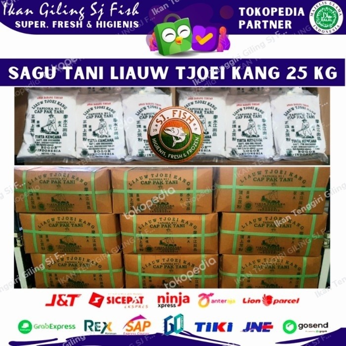 

Murah!! SAGU TANI / TAPIOKA LIAUW TJOEI KANG 1 DUS 25 KG