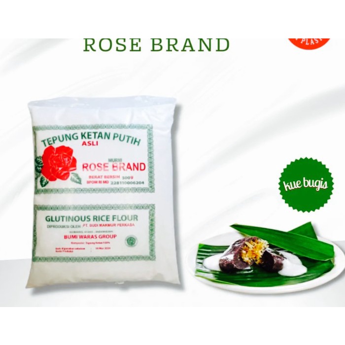 

New!! Tepung ketan putih rose brand 1 dus / 1dus tepung ketan putih