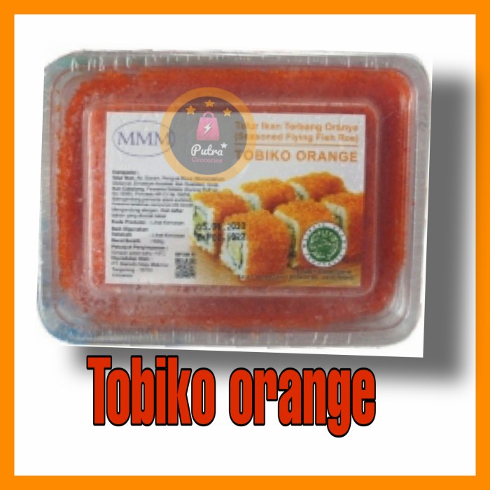 

Promo Tobico Orange 500Gr / Fliying Fish Roe / Telur Ikan Terbang / Tobiko