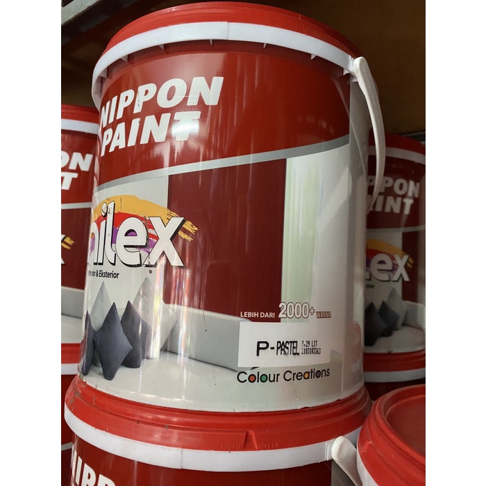 Cat vinilex putih pastel @5kg -Megah CT