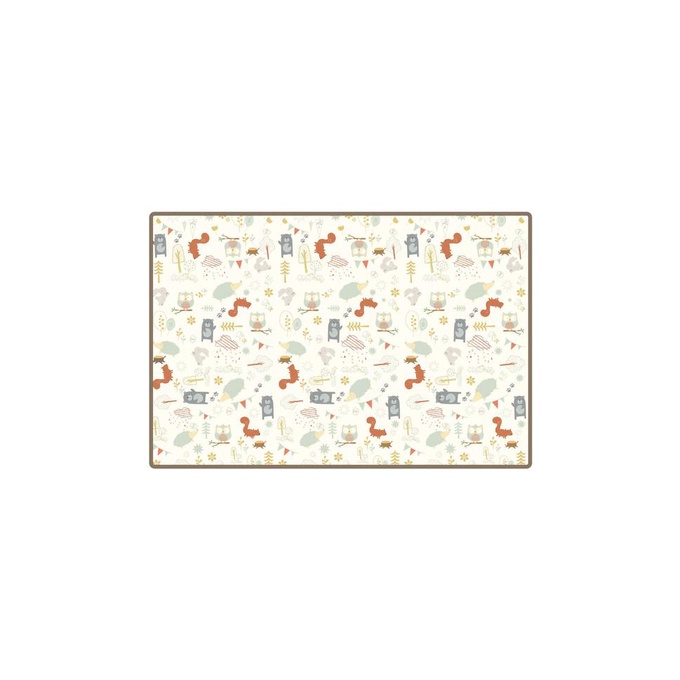 Parklon PE Roll Squirrel Zigzag Playmat