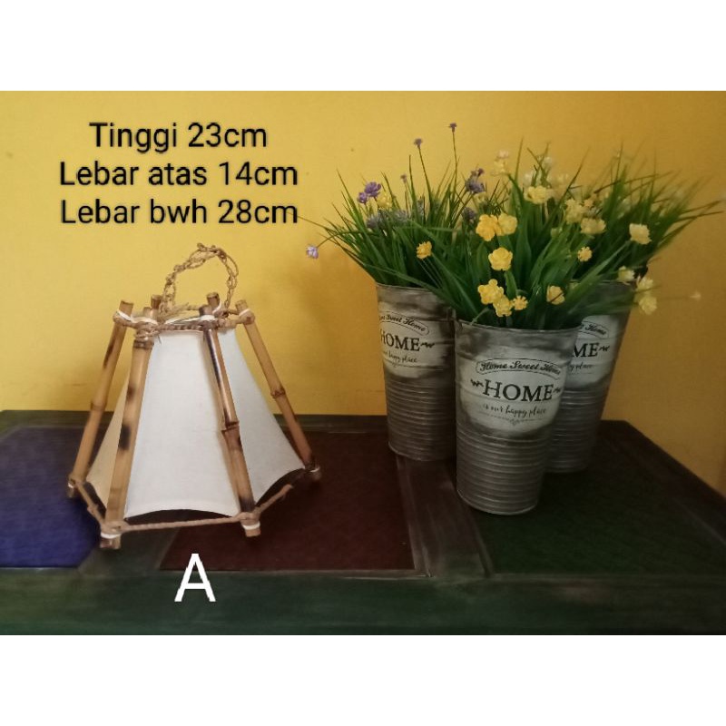 kap lampu/dekorasi/vintage