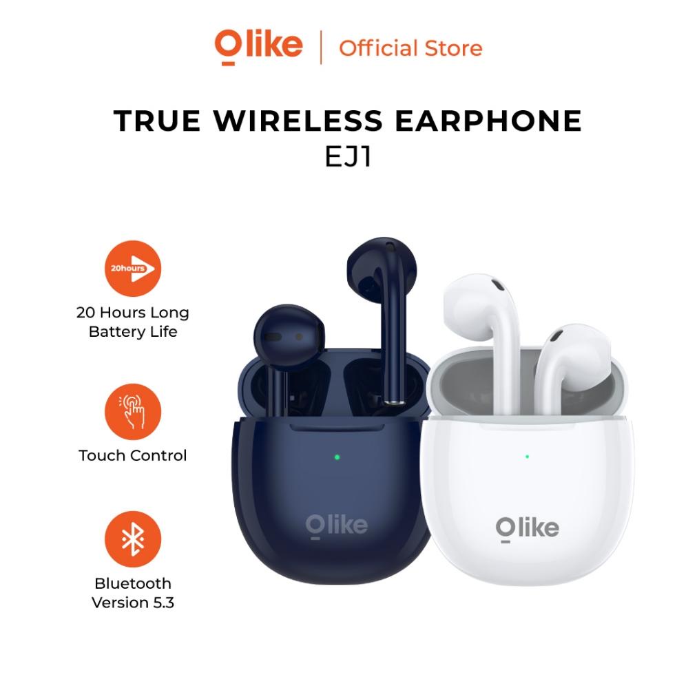Kualitas No 1 OLIKE TRUE WIRELESS BLUETOOTH EARPHONE EARBUDS TWS EJ1 Terbaik