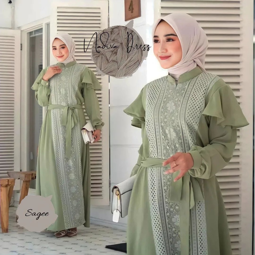 Gamis Wanita Terbaru 2023 Viral Games Dewasa 2024 Setelan Ghamis Lebaran Set Gamiis Long Tunik Kekin