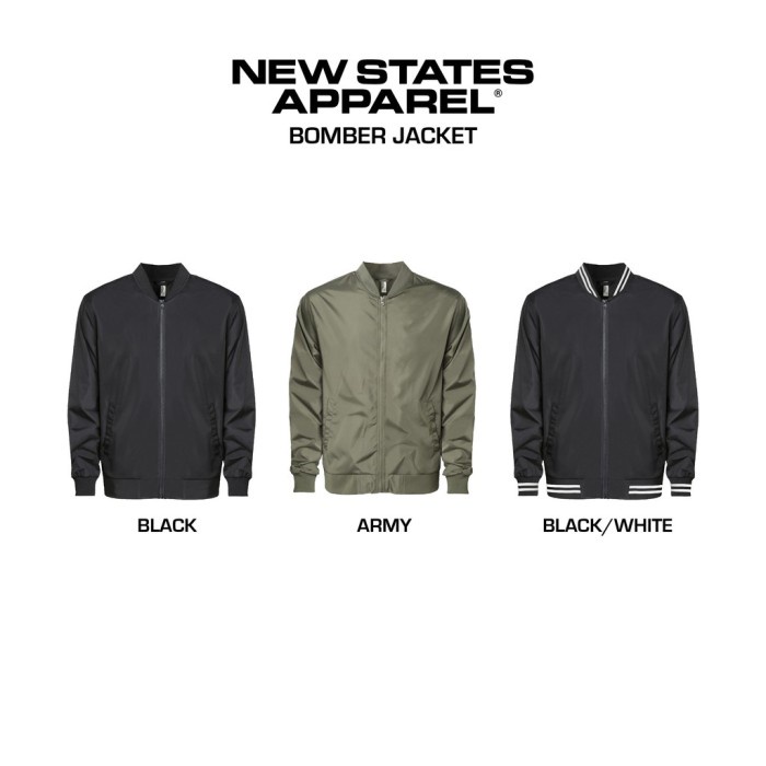 [COD] Jaket Bomber New States Apparel Diskon