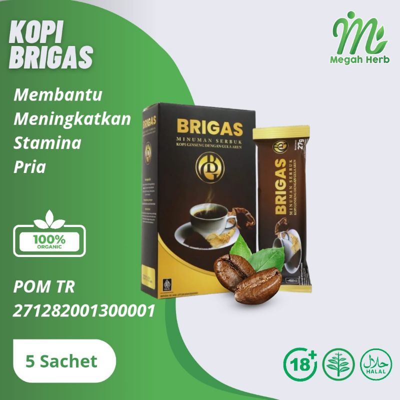 

Kopi Brigas Original Bergaransi Kopi Bubuk Kopi Stamina Pria Herbal Resmi BPOM