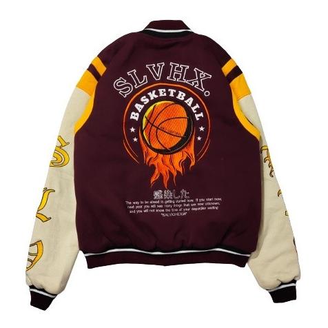 VARSITY JACKET HITAM CREAM JAKET VARSITY PRIA MAROON HITAM LEATHER ARDISITUMORANG88