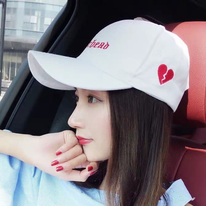 topi pria Topi Baseball COUPLE Love - Putih(A9A8) topi pria keren topi pria baseball import TERMURAH