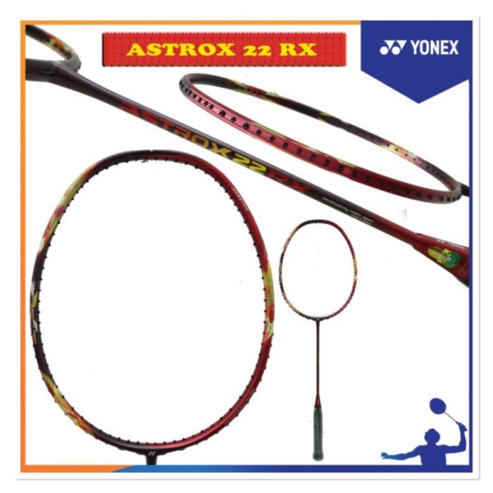 Raket Badminton New Yonex Astrox 22 Rx +Senar +Grip Original Terpopuler