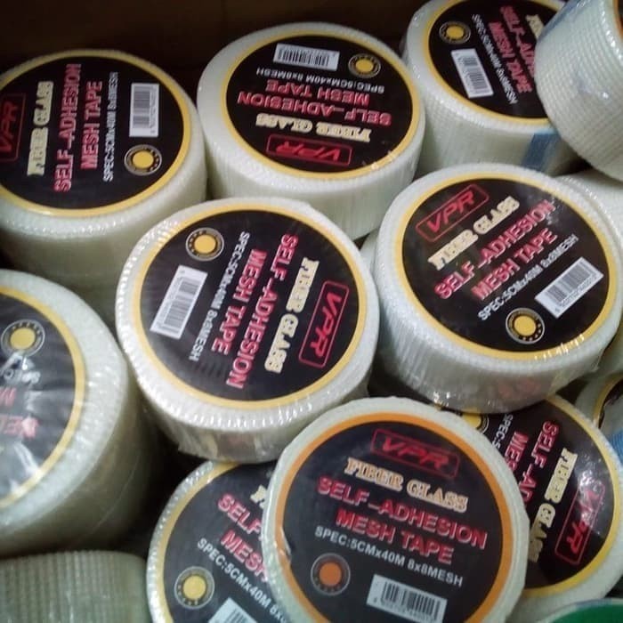Lem Plafon 2" inch Fiber Tape Gypsum + Lem / lem Kasa Gypsum