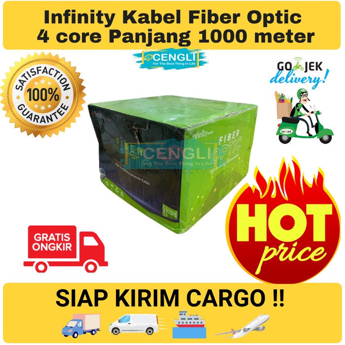 Promo Kabel Fiber Optic 4 Core / Ftth Fiber Optic Cable