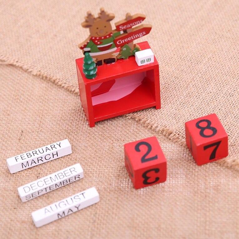 

Promo Akhir Tahun Kalender Kayu Santa Rusa Deer Natal Christmas Pajangan Tukar Kado Hampers Parcel Ready