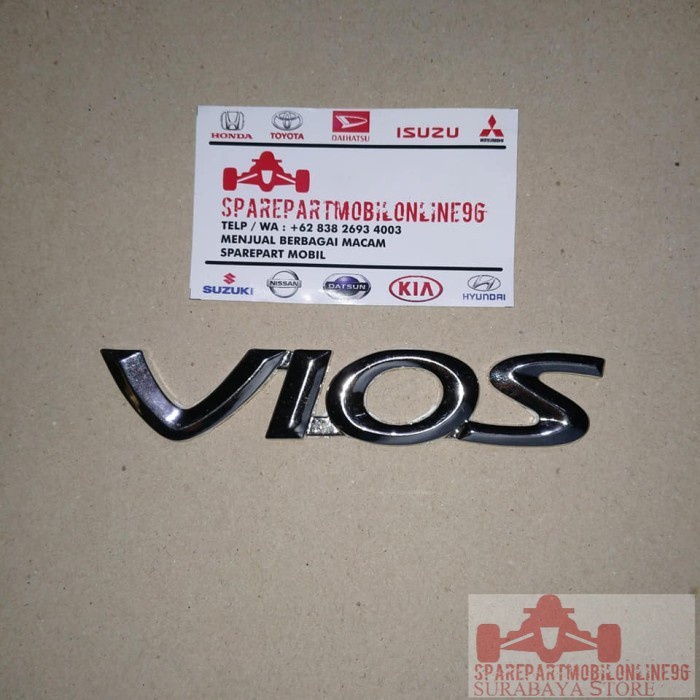 Emblem Logo Tulisan Belakang Vios Toyota Vios Oem Murah Star