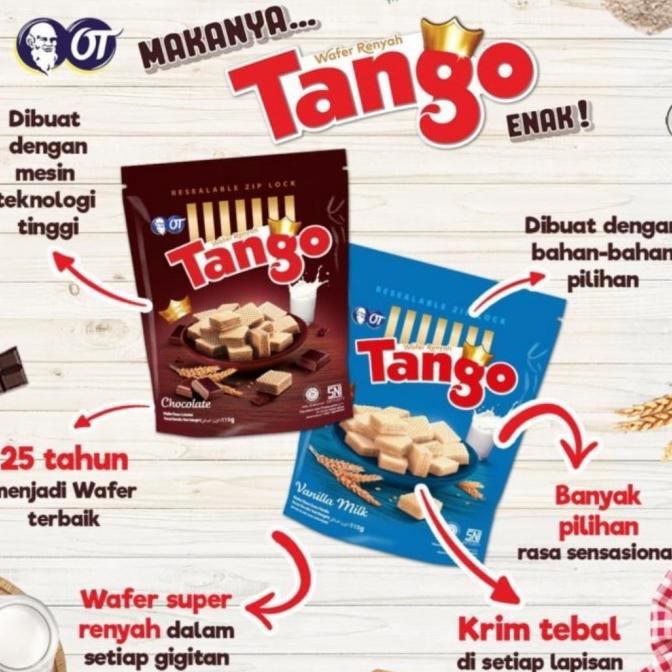 

Tango Wafer Chocolate Delight 115 Gr Parcel Hampers Hantaran Lebaran Stok Terbatas