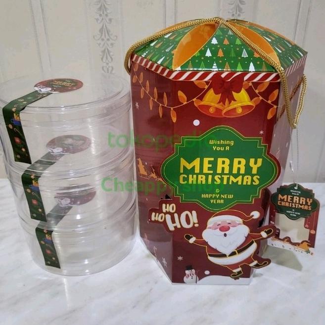 Box Natal 3 Toples 500Gr Box Natal 3 Toples 350Gr Dus Kue Kering Limited Edition