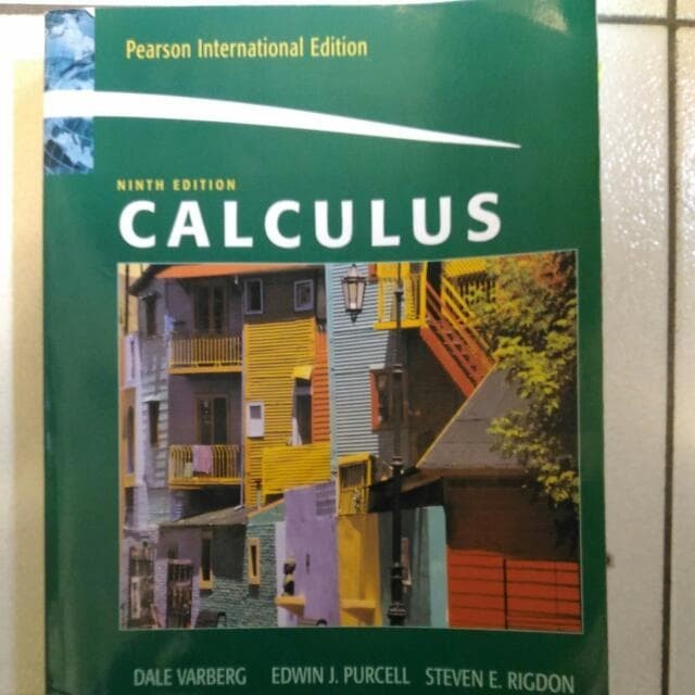 MUST HAVE CALCULUS 9TH EDITION EDWIN PURCELL TERBARU