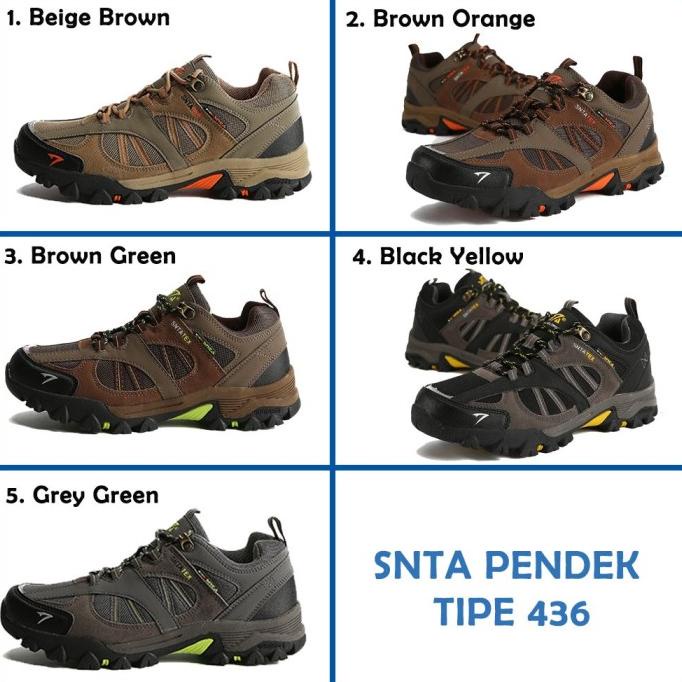 SEPATU GUNUNG HIKING SEMI BOOT SNTA TIPE 435 DAN 436 NURDANAROSITA