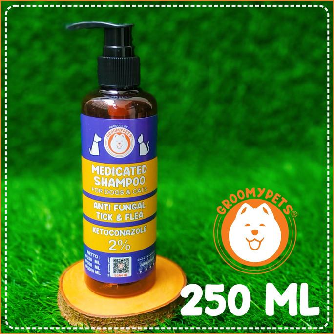 TERLARIS shampoo medicated anjing dan kucing - ketoconazole 2%
