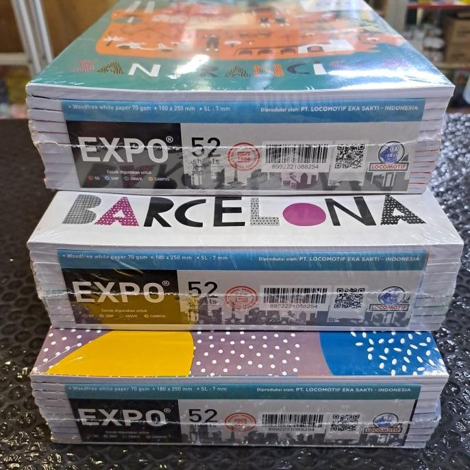 

Buku Tulis Locomotif Expo 52 Lembar Isi 10 Buku lahui