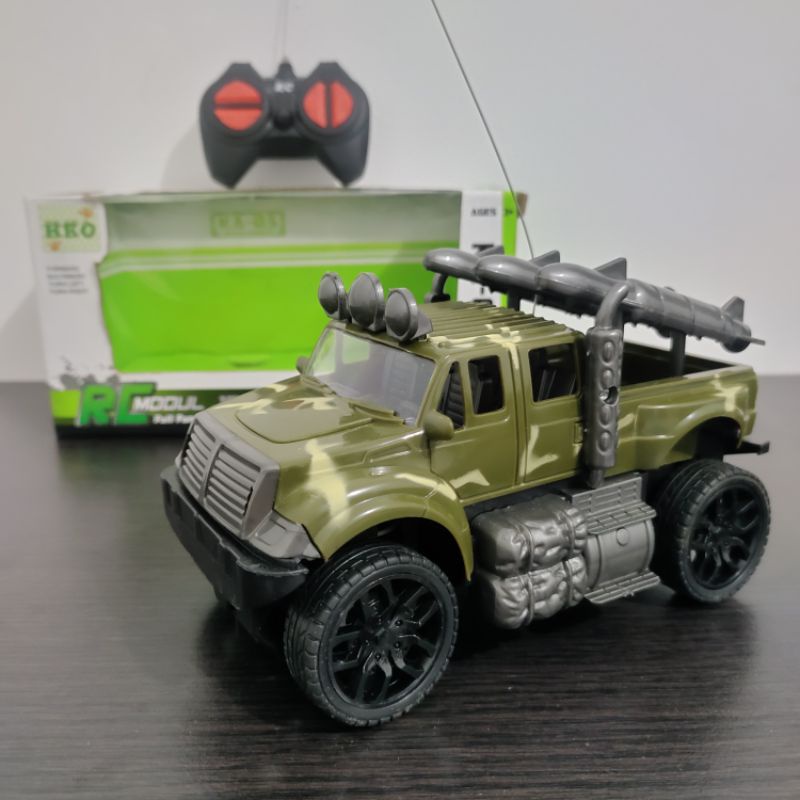 Mainan RC Truk Militer Remote Control Truck Army